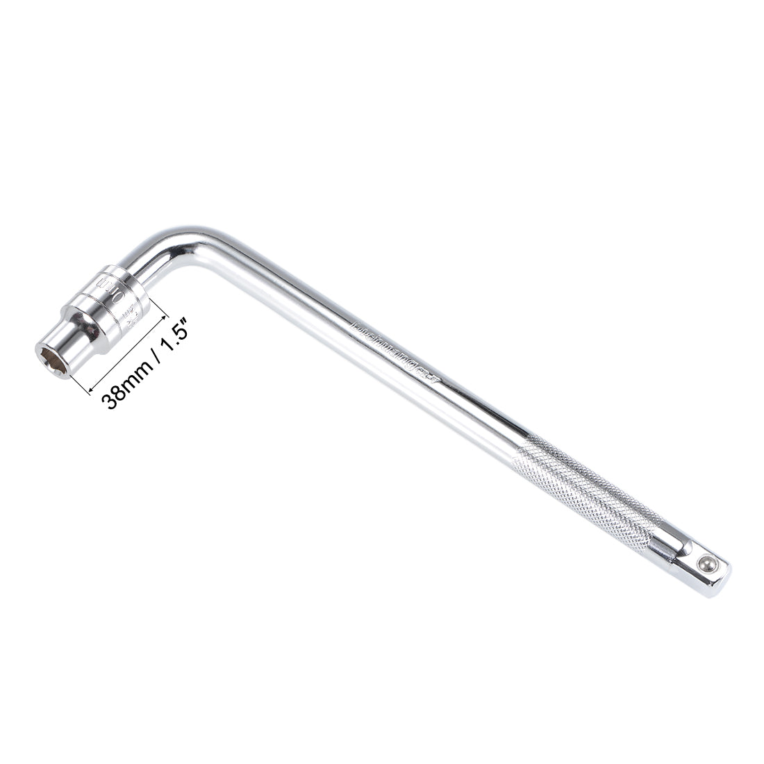 Harfington Socket Accessory Set, 6-Point Shallow Socket L-Shape Extension Handle with Square Drive