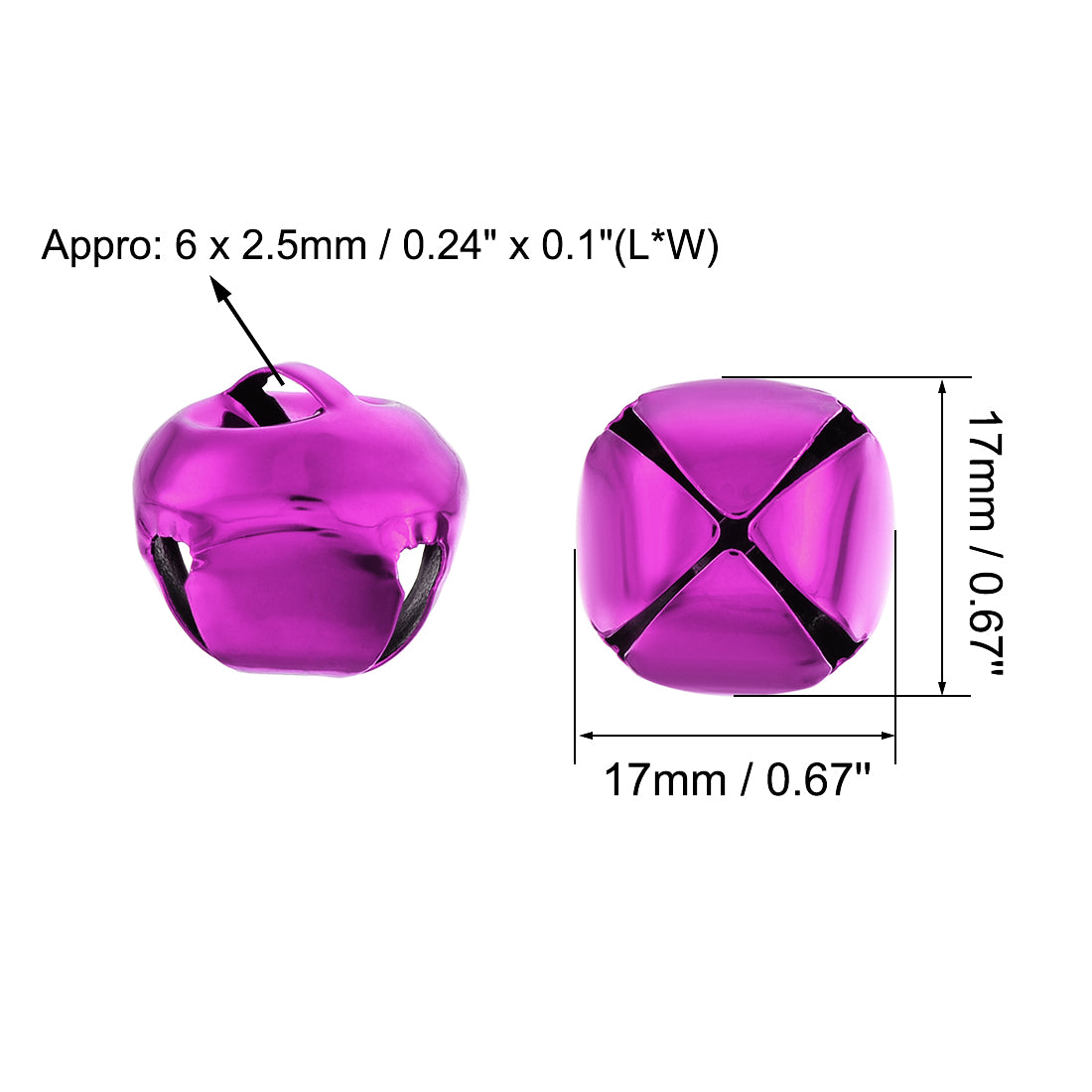 Harfington DIY Small Bells, 40pcs,  Craft Bells Bulk DIY Bells,