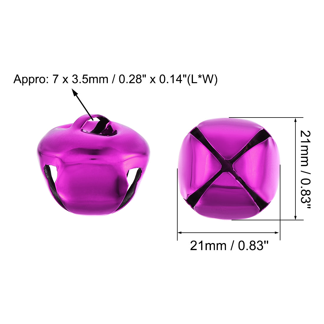 Harfington DIY Small Bells, 40pcs,  Craft Bells Bulk DIY Bells,