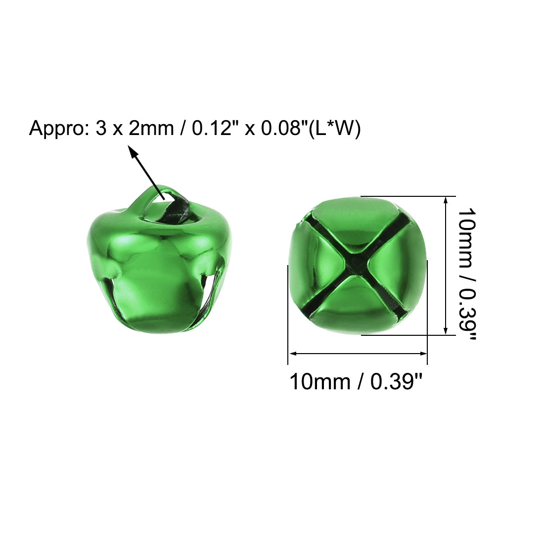 Harfington DIY Small Bells, 100pcs Craft Bells Bulk DIY Bells