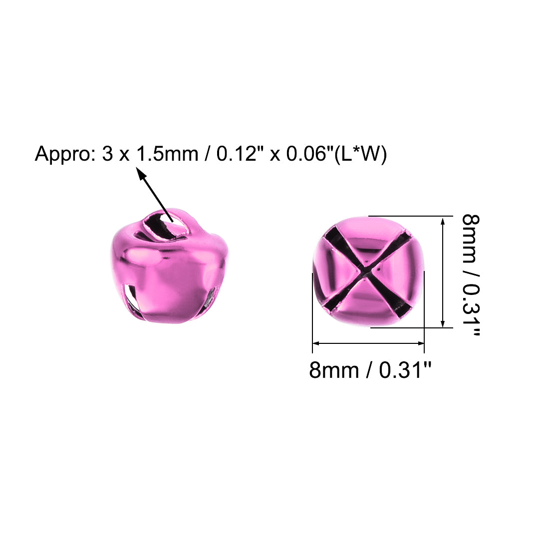 Harfington DIY Small Bells 150pcs, Craft Bells Bulk DIY Bells,
