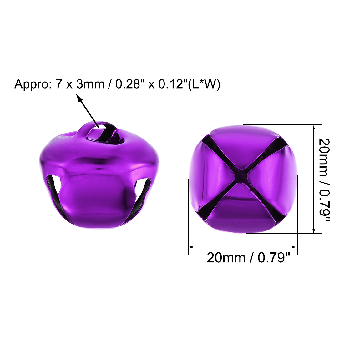 Harfington DIY Small Bells, 40pcs,  Craft Bells Bulk DIY Bells,