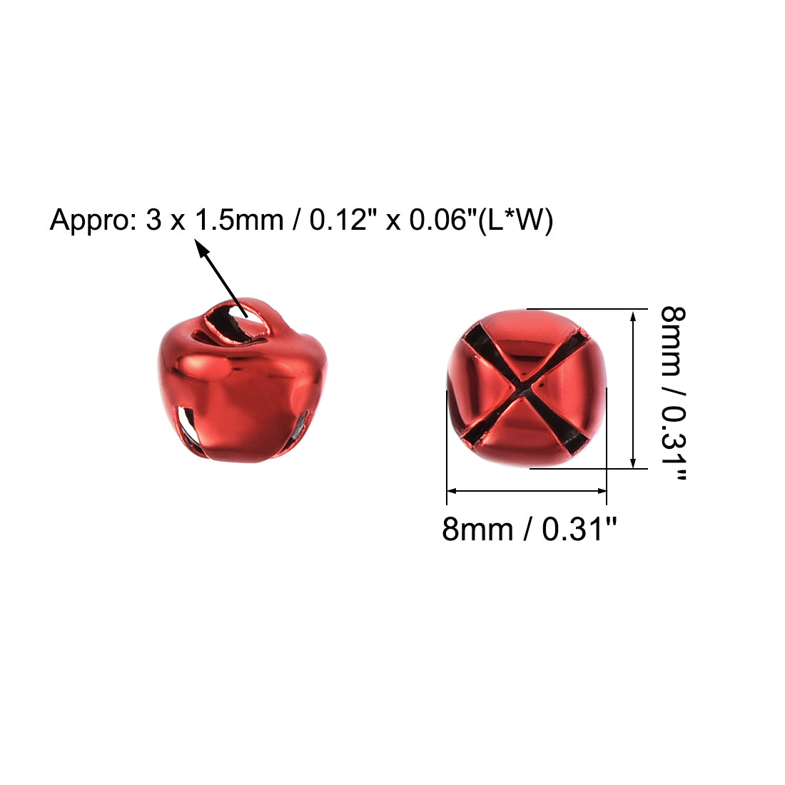 Harfington DIY Small Bells 150pcs, Craft Bells Bulk DIY Bells,
