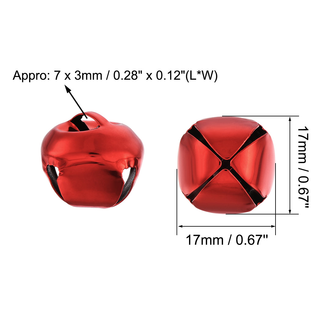 Harfington DIY Small Bells, 40pcs,  Craft Bells Bulk DIY Bells,