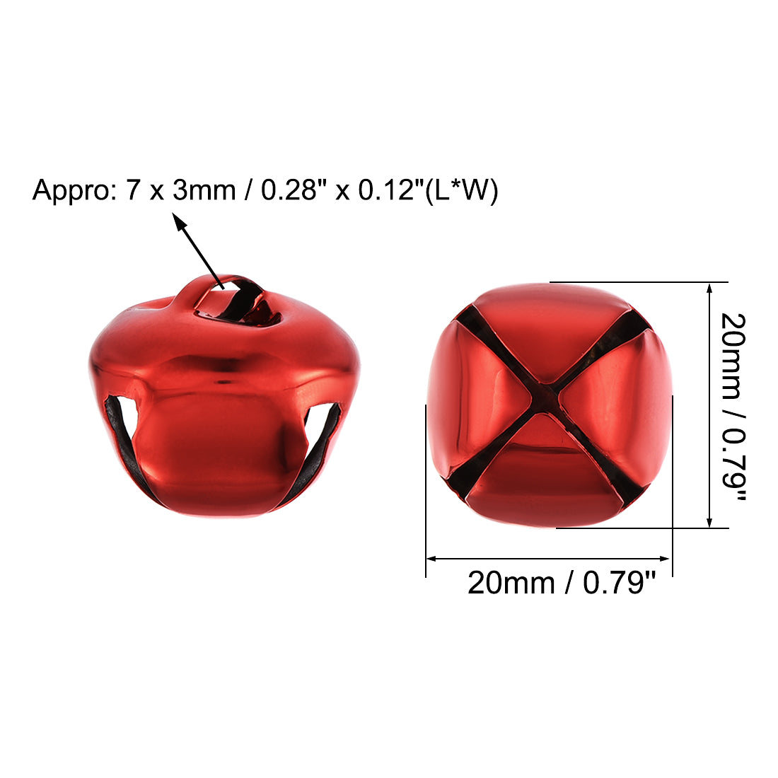 Harfington DIY Small Bells, 40pcs,  Craft Bells Bulk DIY Bells,