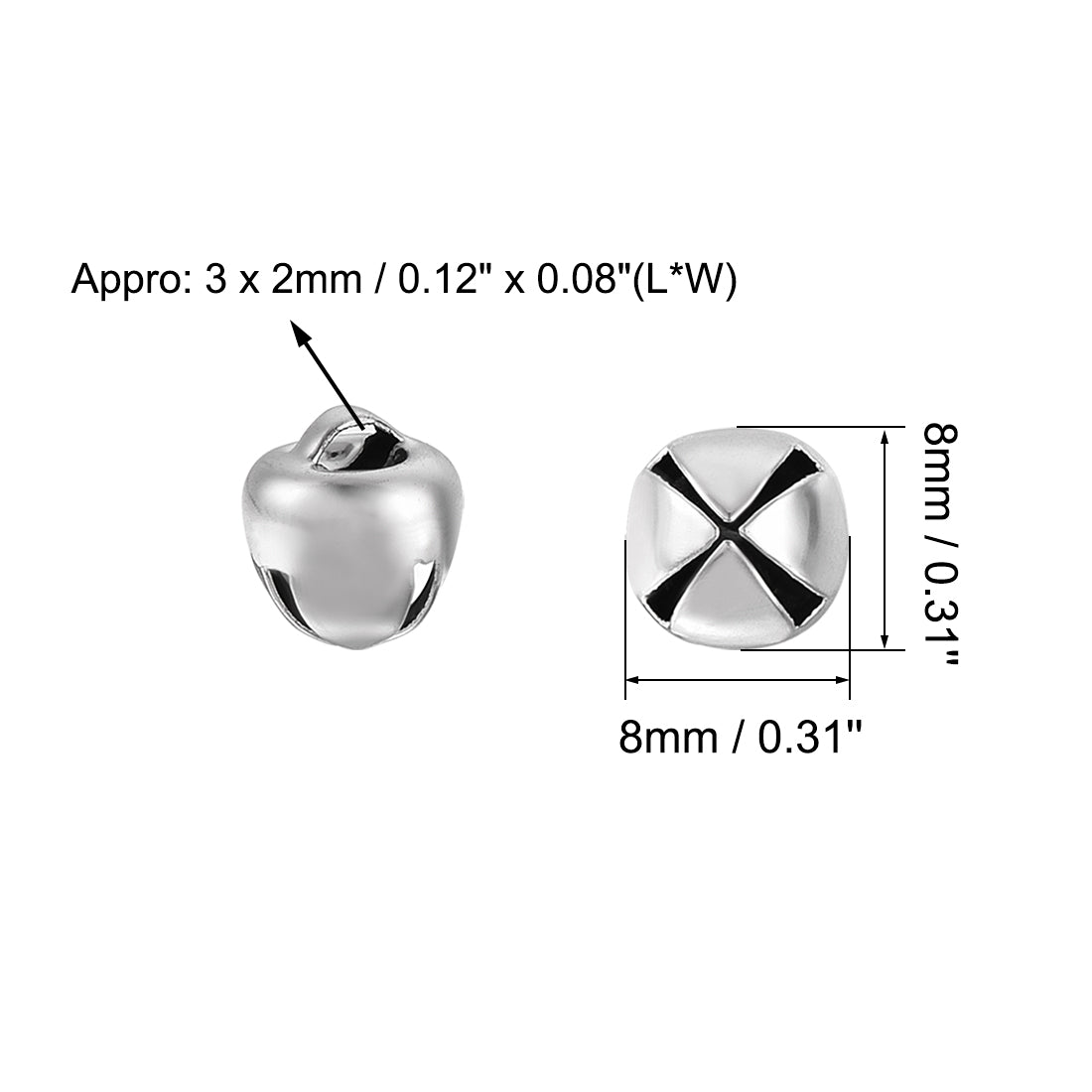 Harfington DIY Small Bells 150pcs, Craft Bells Bulk DIY Bells,