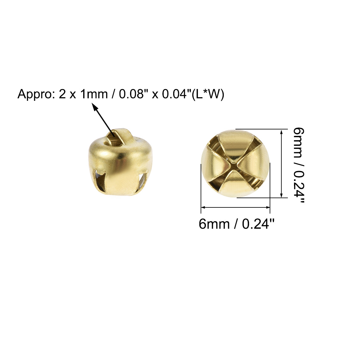 Harfington DIY Small Bells,  200pcs,  Craft Bells Bulk DIY Bells