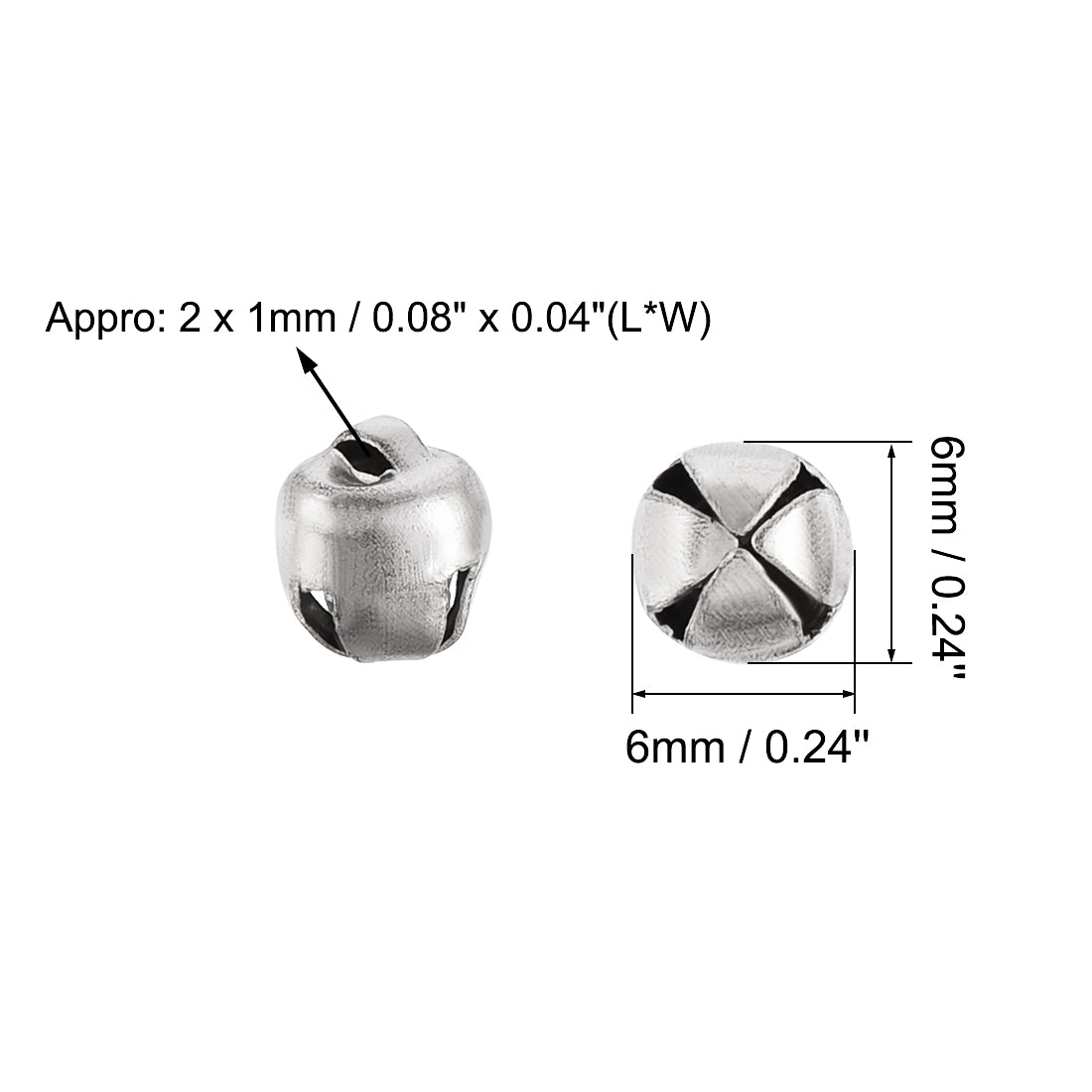 Harfington DIY Small Bells, 300pcs,  Craft Bells Bulk DIY Bells,