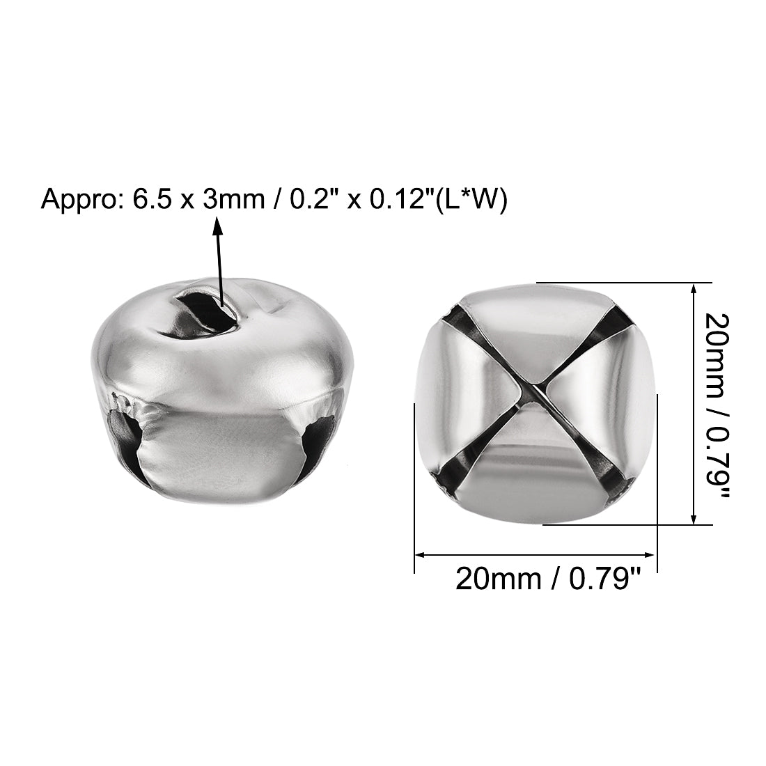 Harfington DIY Small Bells,  50pcs,  Craft Bells Bulk DIY Bells