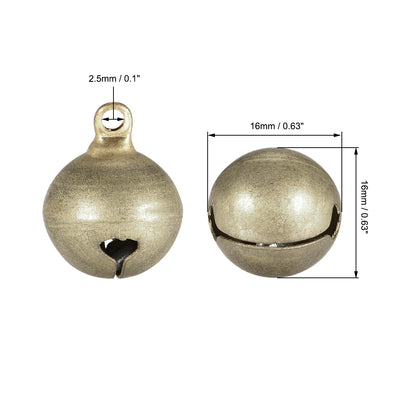 Harfington DIY Small Bells, 40pcs, Craft Copper Bells Bulk DIY Bells Bronze