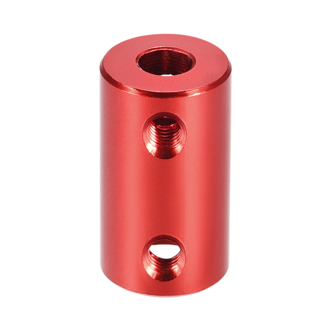 Harfington Rigid Coupling 25mm Length 14mm Diameter Aluminum Alloy Shaft Coupler Connector Red