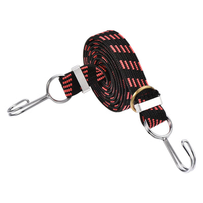 Harfington Flat Elastic Cord with Hook Meters x mm Latex PP for Hand Carts Luggage Rack