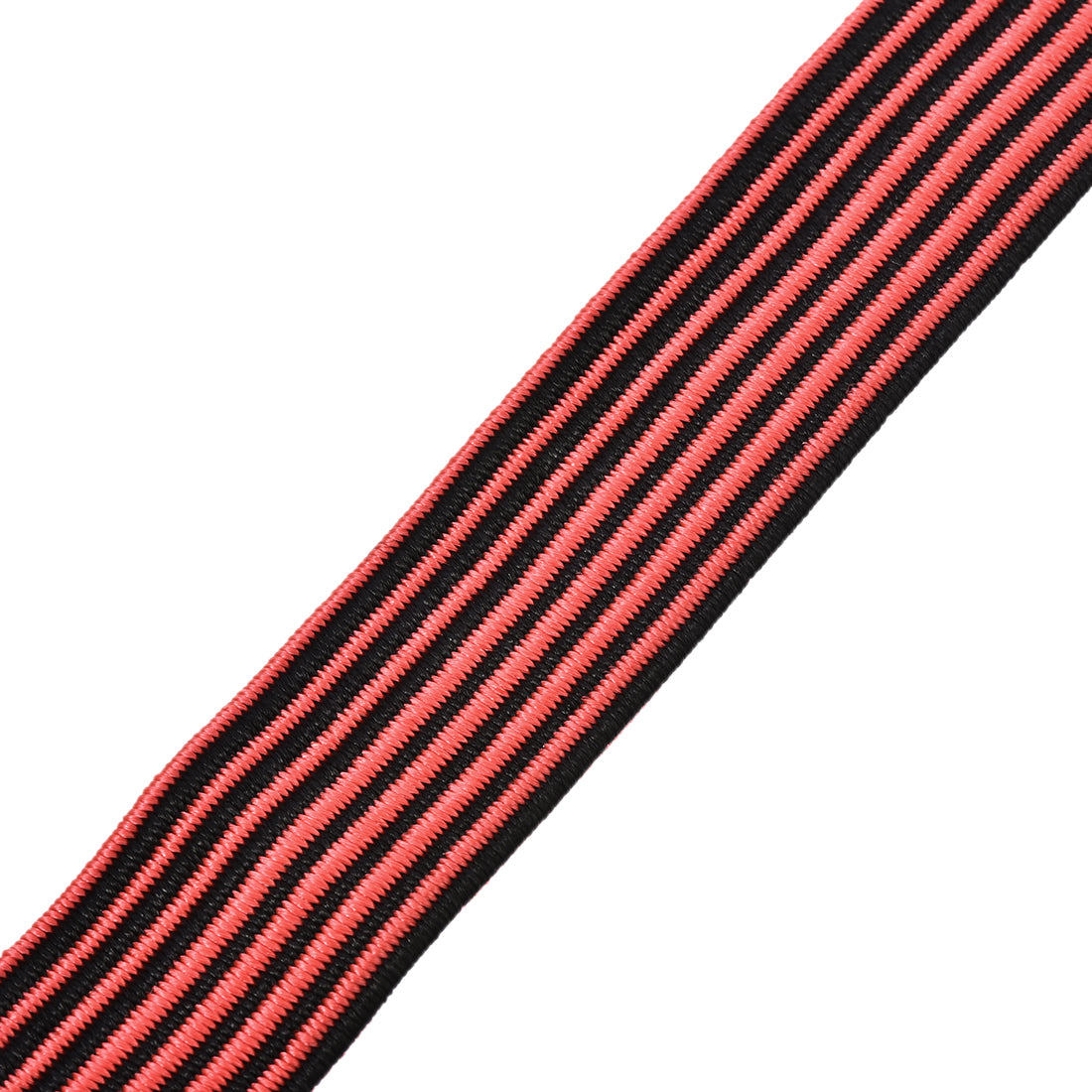 Harfington Flat Elastic Cord with Hook 3 Meters x 30mm Latex PP for Hand Carts Luggage Rack Cargo, 3 PCS