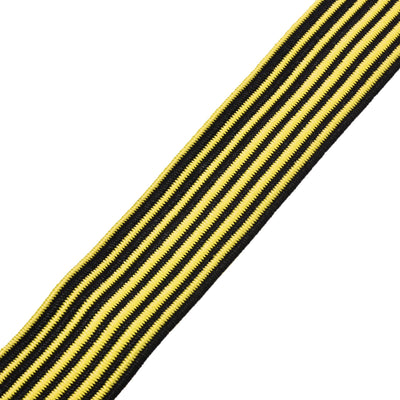 Harfington Flat Elastic Cord with Hook 3 Meters x 30mm Latex PP for Hand Carts Luggage Rack Cargo, 3 PCS