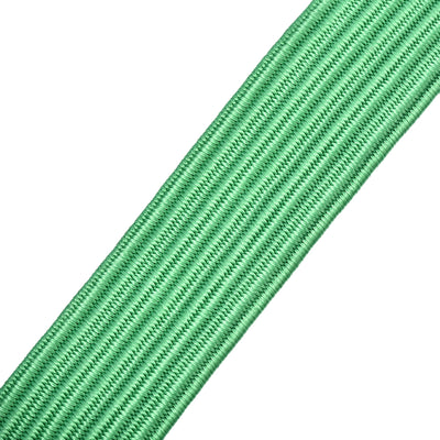 Harfington Flat Elastic Cord with Hook 3 Meters x 30mm Latex PP for Hand Carts Luggage Rack Cargo, 2 PCS