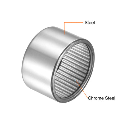 Harfington Needle Roller Bearings Open End Full Complement Steel Drawn Cup
