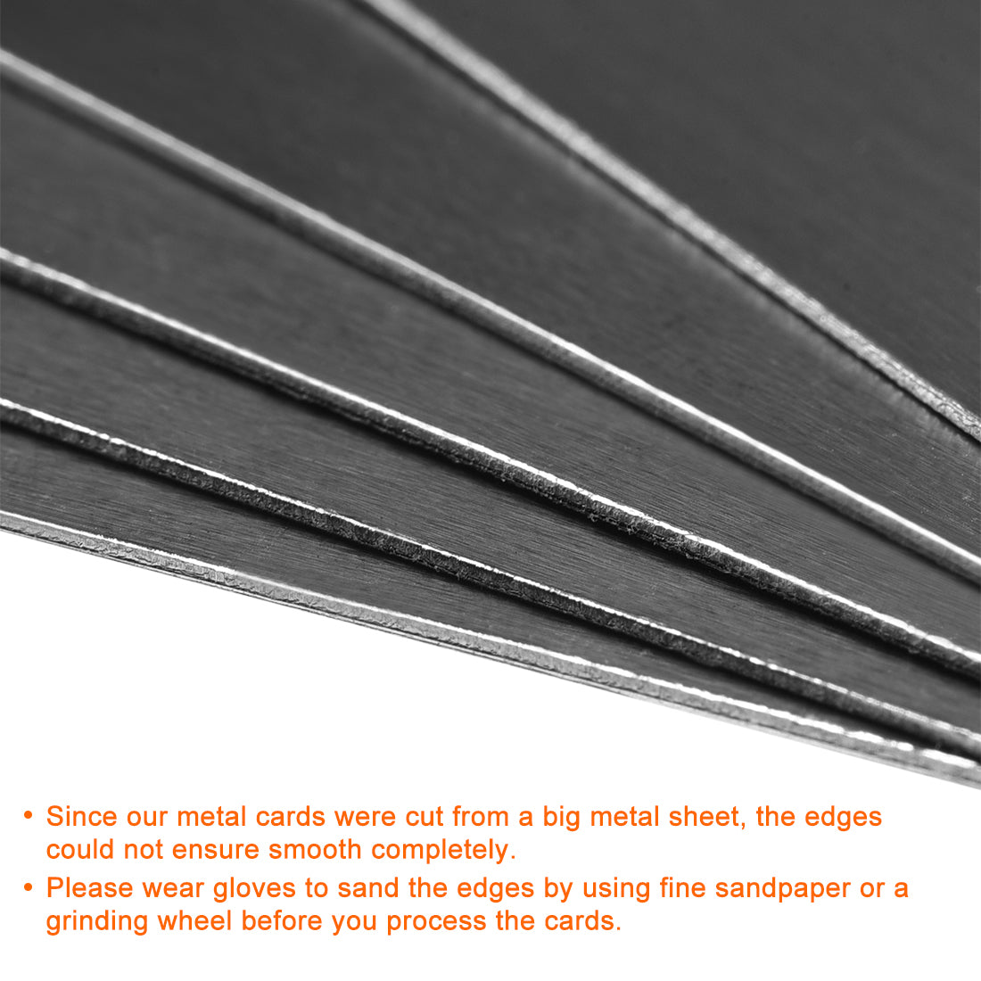 Harfington Blank Metal Card Anodized Aluminum Plate for DIY Laser Printing