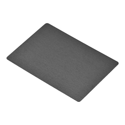Harfington Blank Metal Card Anodized Aluminum Plate for DIY Laser Printing