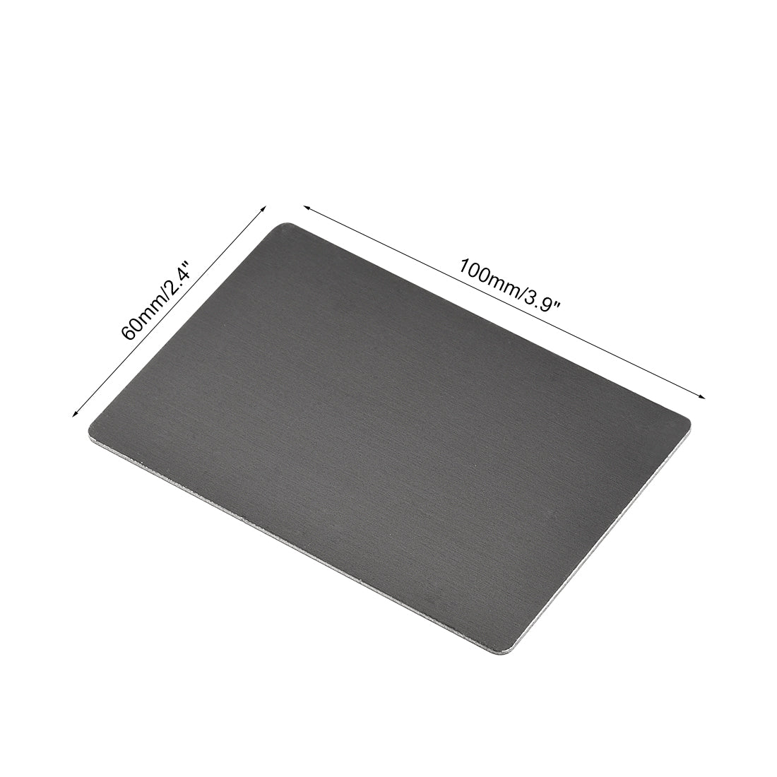 Harfington Blank Metal Card Anodized Aluminum Plate for DIY Laser Printing