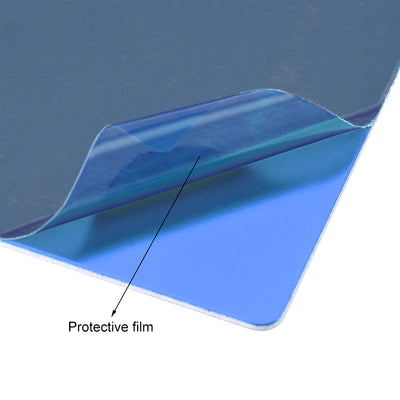 Harfington Blank Metal Card Anodized Aluminum Plate for DIY Laser Printing