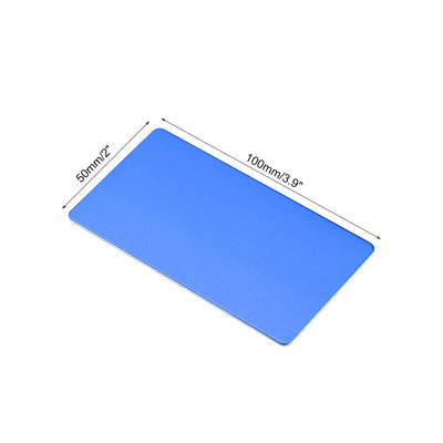 Harfington Blank Metal Card Anodized Aluminum Plate for DIY Laser Printing