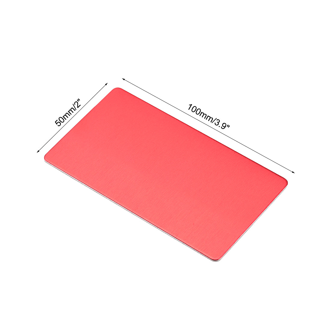 Harfington Blank Metal Card Anodized Aluminum Plate for DIY Laser Printing