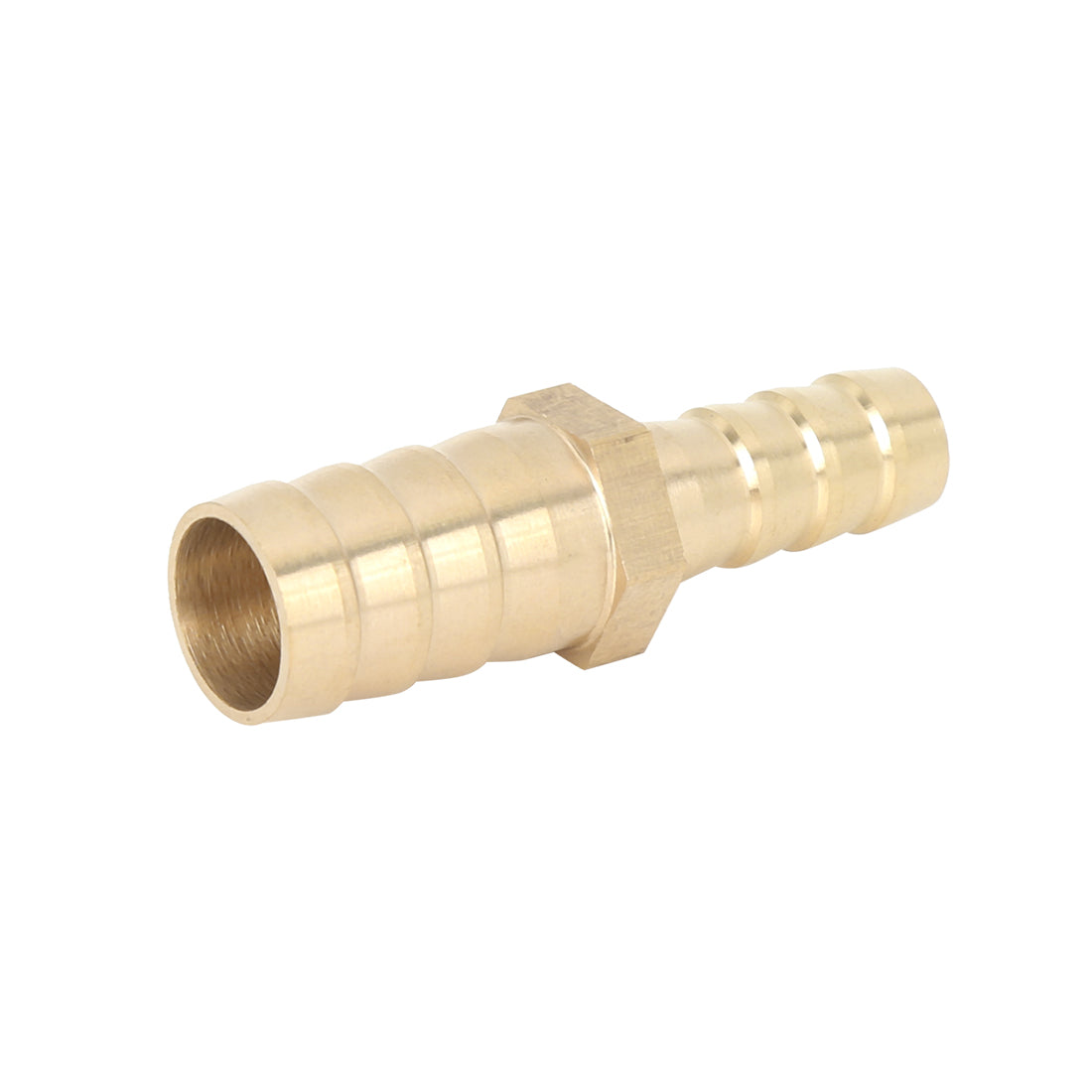 Harfington 14mm to 10mm Brass Barb Hose Fitting Straight Connector Adaptor