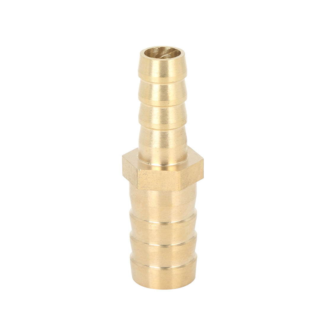 Harfington 14mm to 10mm Brass Barb Hose Fitting Straight Connector Adaptor