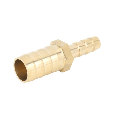 Harfington 14mm to 8mm Brass Barb Hose Fitting Straight Connector Adaptor