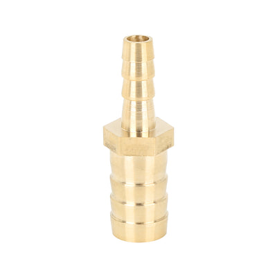 Harfington 14mm to 8mm Brass Barb Hose Fitting Straight Connector Adaptor