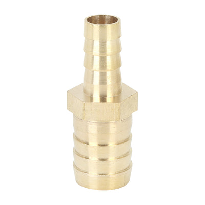Harfington 19mm to 12mm Brass Barb Hose Fitting Straight Connector Adaptor