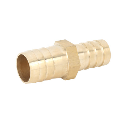 Harfington 19mm to 16mm Brass Barb Hose Straight Connector Adaptor Reducer Splicer Fitting