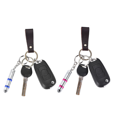 Harfington Anti-Static Keychain Static Eliminator Car Static Eliminator (Blue,Red, 1 Set)