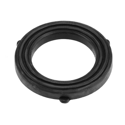 Harfington Nitrile Rubber Flat Washers 25mm OD 16mm ID 3.5mm Thickness with 3 Outer Tabs, for Faucet Pipe Water Hose, Pack of 10