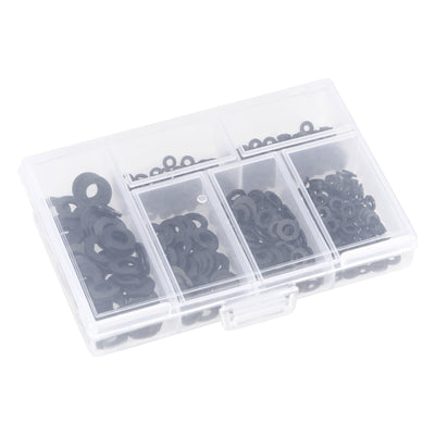 Harfington Nylon Flat Washers Assortment Kit M2 M2.5 M3 M4 M5 M6 with Case Seal Gasket for Faucet Pipe Water Hose, 620in1 Set