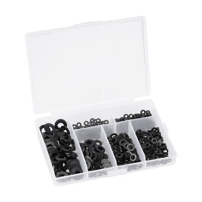 Harfington Nylon Flat Washers Assortment Kit M2 M2.5 M3 M4 M5 M6 with Case Seal Gasket for Faucet Pipe Water Hose, 620in1 Set