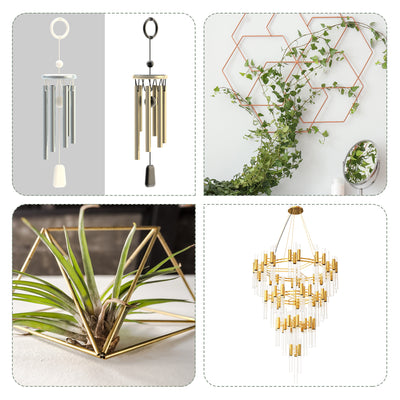 Harfington Brass Round Tube, Seamless Pipe Tubing