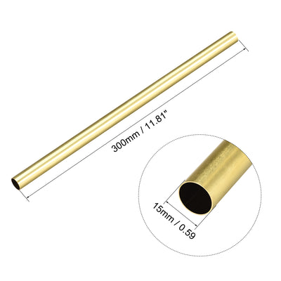 Harfington Brass Round Tube, Straight Pipe Tubing