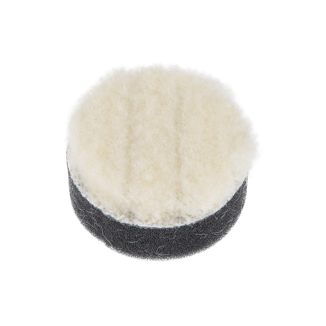 Harfington 1.2" Wool Felt Sponge Polishing Pad Hook and Loop for 2 Pcs