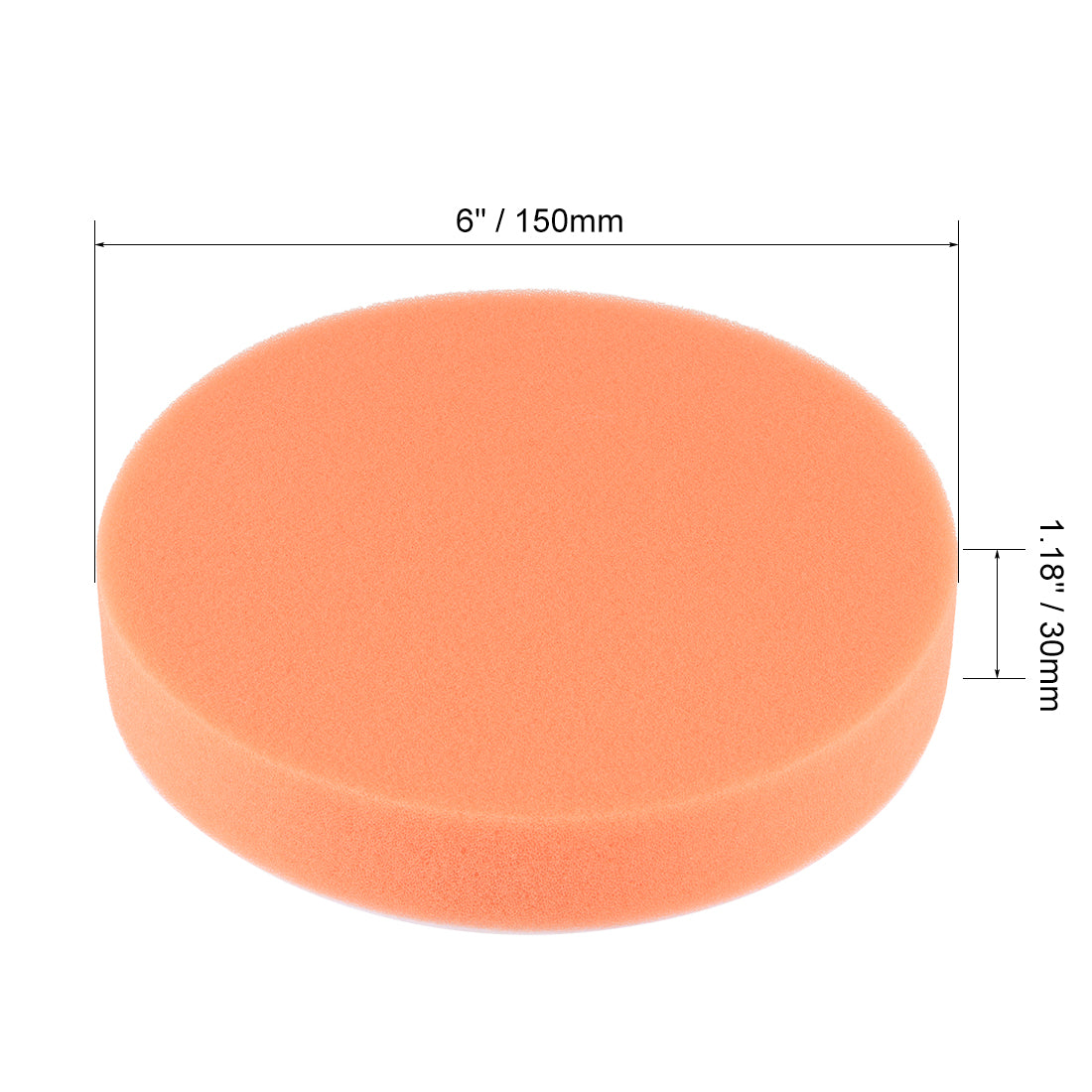 Harfington 6" Foam Drill Polishing Pad Kit Sponge Pads for Waxing 5pcs