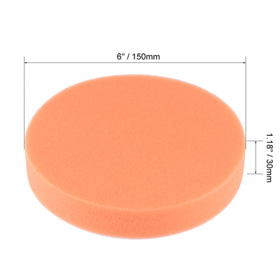 Harfington 6" Foam Drill Polishing Pad Kit Sponge Pads for Waxing 5pcs