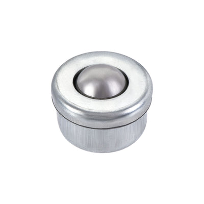 Harfington Ball Transfer Bearing Unit 8mm 6.6Lbs Carbon Steel Drop-in Type for Transmission 1pcs