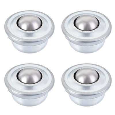 Harfington Ball Transfer Bearing Unit mm Lbs Carbon Steel Drop-in Type for Transmission 4pcs