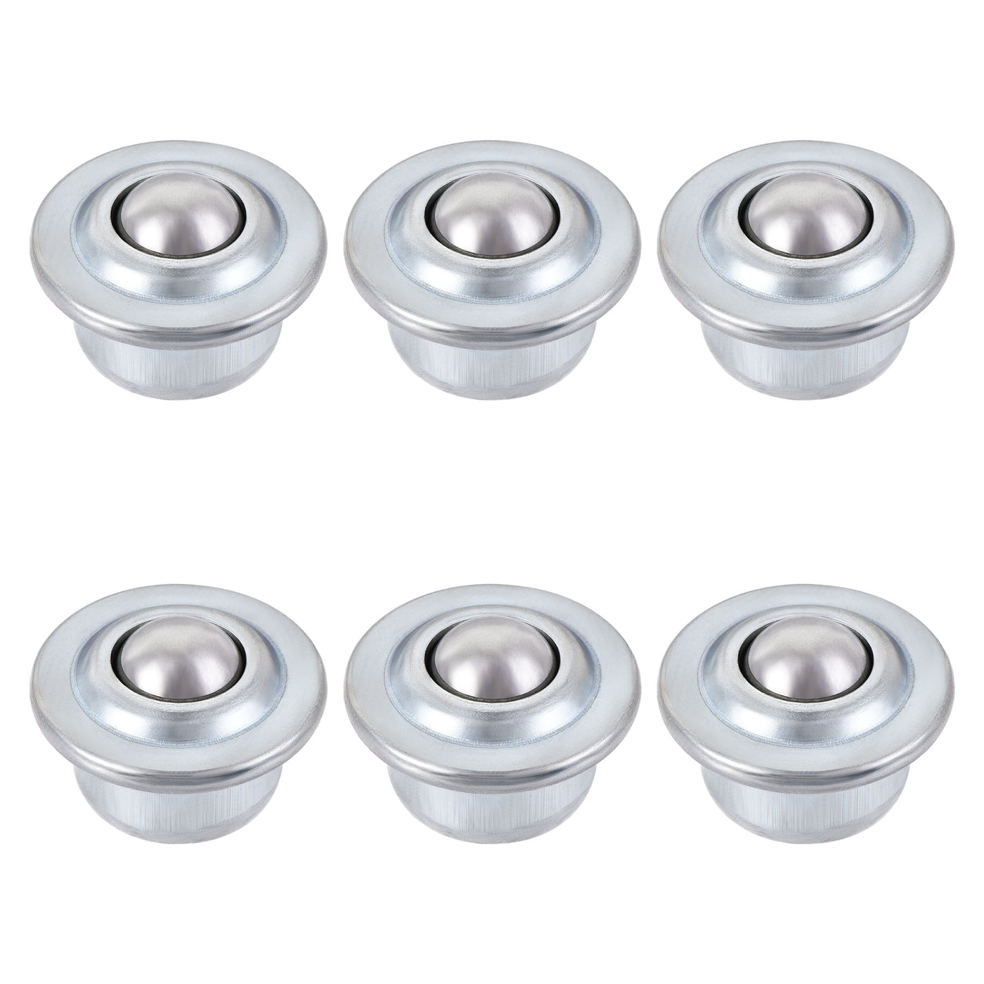 Harfington Ball Transfer Bearing Unit mm Lbs Carbon Steel Drop-in Type for Transmission 6pcs