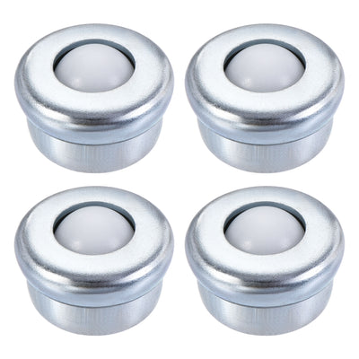 Harfington Ball Transfer Bearing Unit 8mm 6.6Lbs Nylon Drop-in Type for Transmission 4pcs