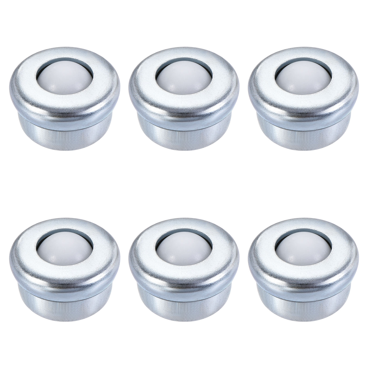 Harfington Ball Transfer Bearing Unit 8mm 6.6Lbs Nylon Drop-in Type for Transmission 6pcs