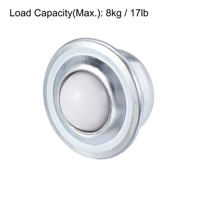 Harfington Ball Transfer Bearing Unit mm Lbs Nylon Drop-in Type for Transmission 1pcs