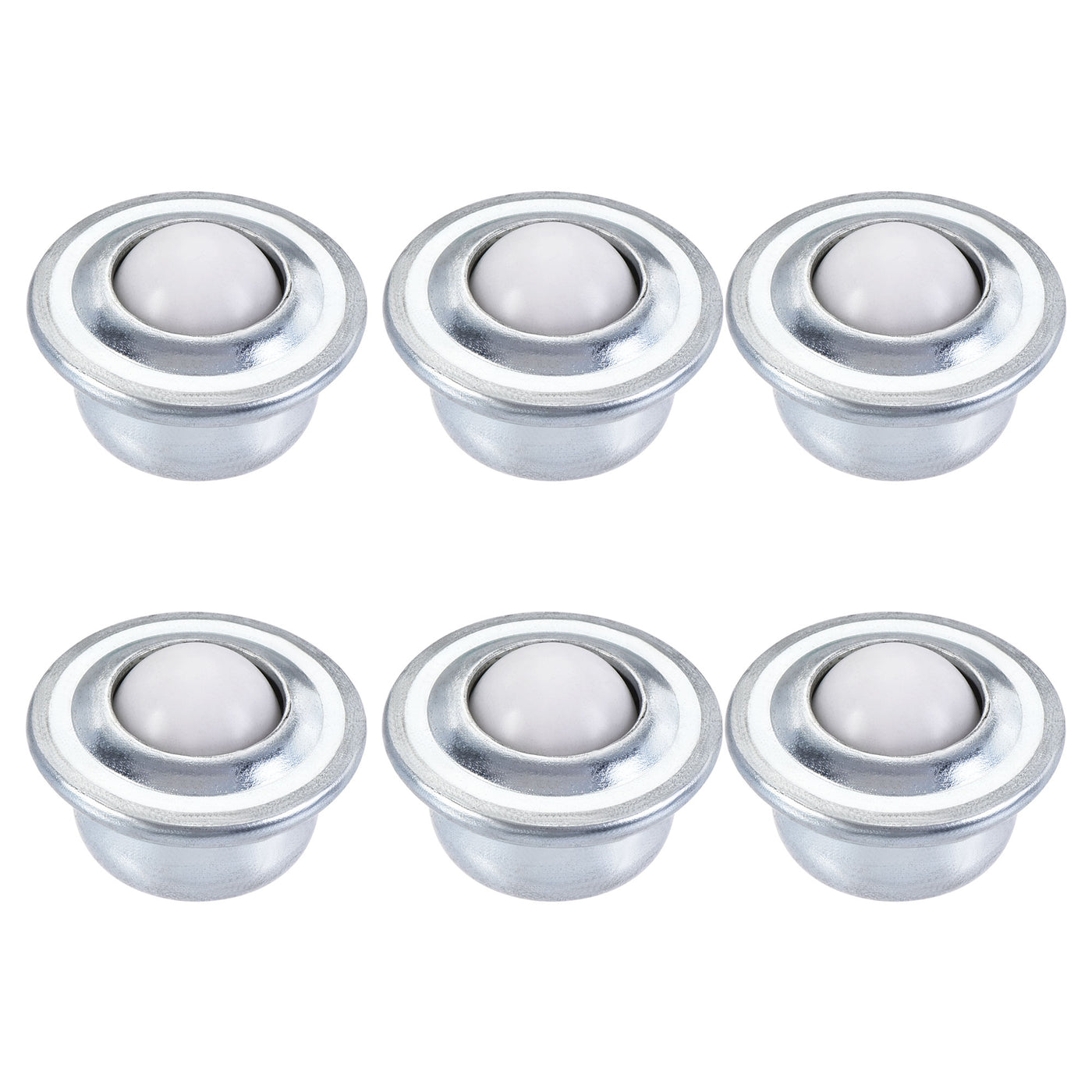 Harfington Ball Transfer Bearing Unit mm Lbs Nylon Drop-in Type for Transmission 6pcs