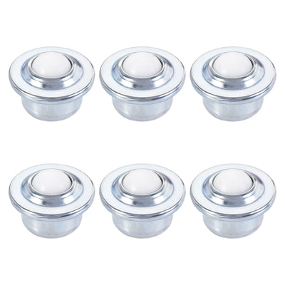 Harfington Ball Transfer Bearing Unit mm Lbs Nylon Drop-in Type for Transmission 6pcs