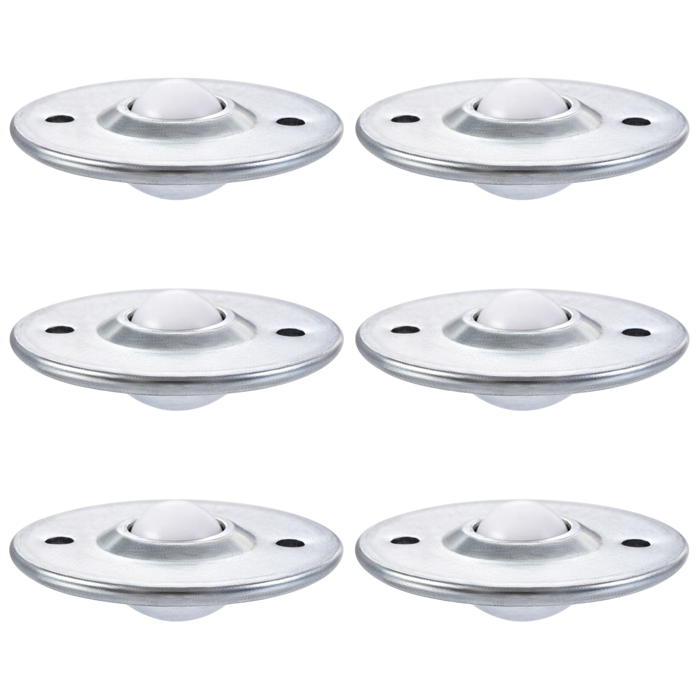 Harfington Ball Transfer Bearing Unit mm Lbs Nylon Flange-mount Type for Transmission 6pcs